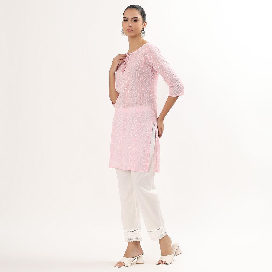 Ladies' Kurta , हल्का गुलाबी, large image number null