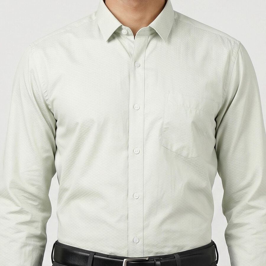 Men's Formal Shirt, Light Green, large