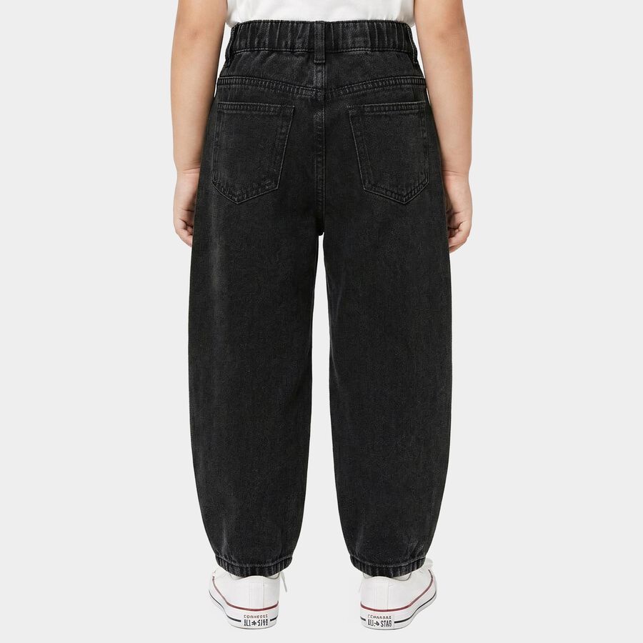 Girls' Jeans, Black, large