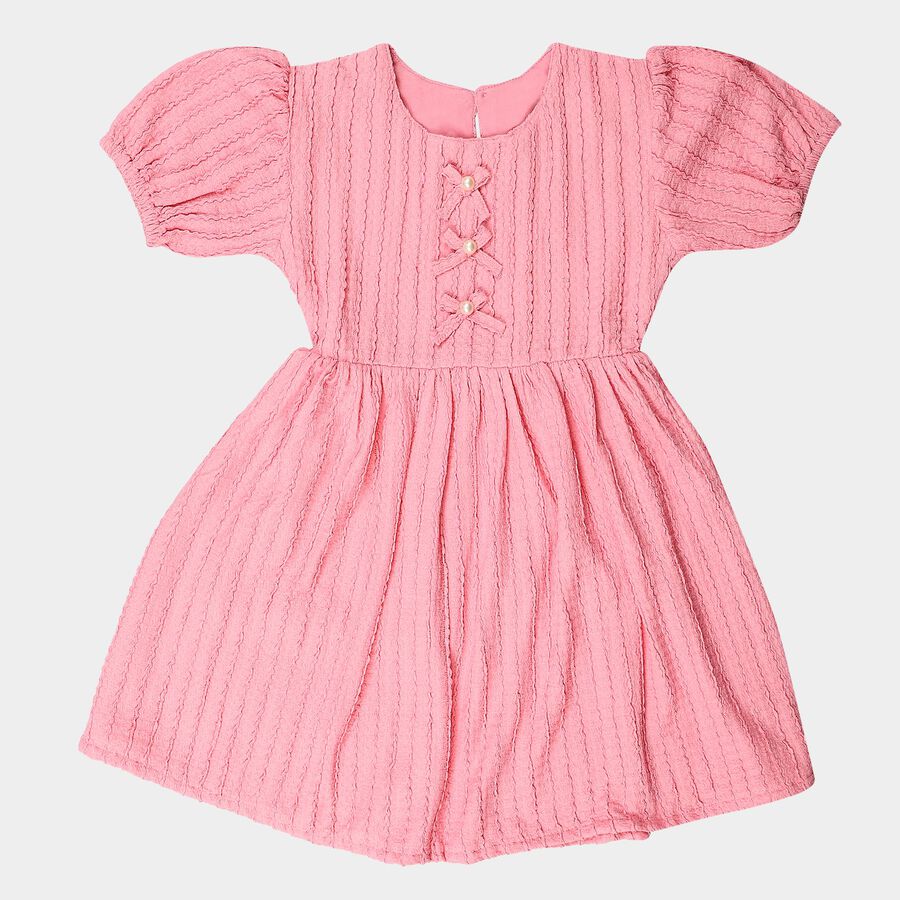 Girls' Dress, Light Pink, large