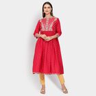 Ladies' Ethnic Set , रानी (फ्यूशिया), small image number null
