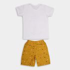 Boys' 100% Cotton Woven Baba Suit, White, small image number null