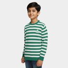 Boys Light Green Crew Neck Casual Pullover, हल्का हरा, small image number null