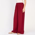 Ladies' Palazzos, मरून, small image number null