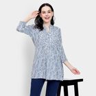 Ladies' Kurta, Navy Blue, small image number null