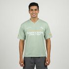 Men's Aqua Athleisure T-Shirt, एक्वा, small