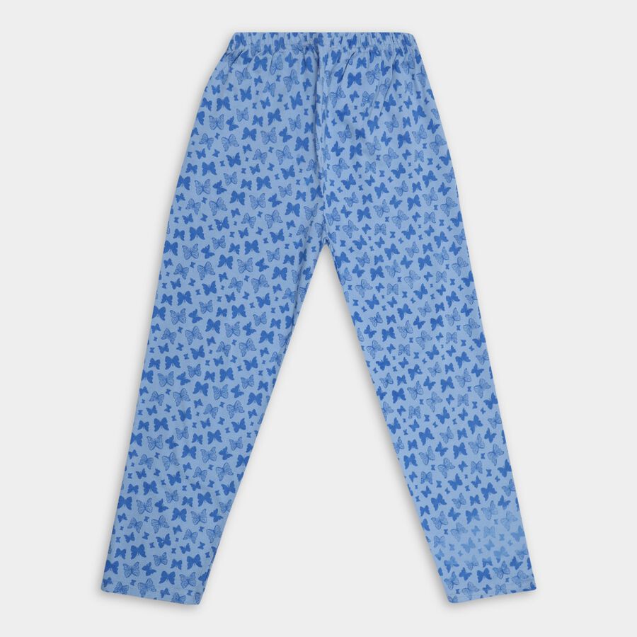 Girls' Pyjama, हल्का नीला, large image number null