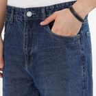 Men's 100% Cotton Jeans, मध्यम नीला, small image number null