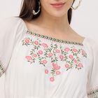 Ladies' Maxi Dress, Off White, small image number null