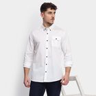 Men's 100% Cotton Casual Shirt , Off White, small image number null