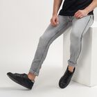 Men's Skinny Jeans, हल्का ग्रे, small image number null