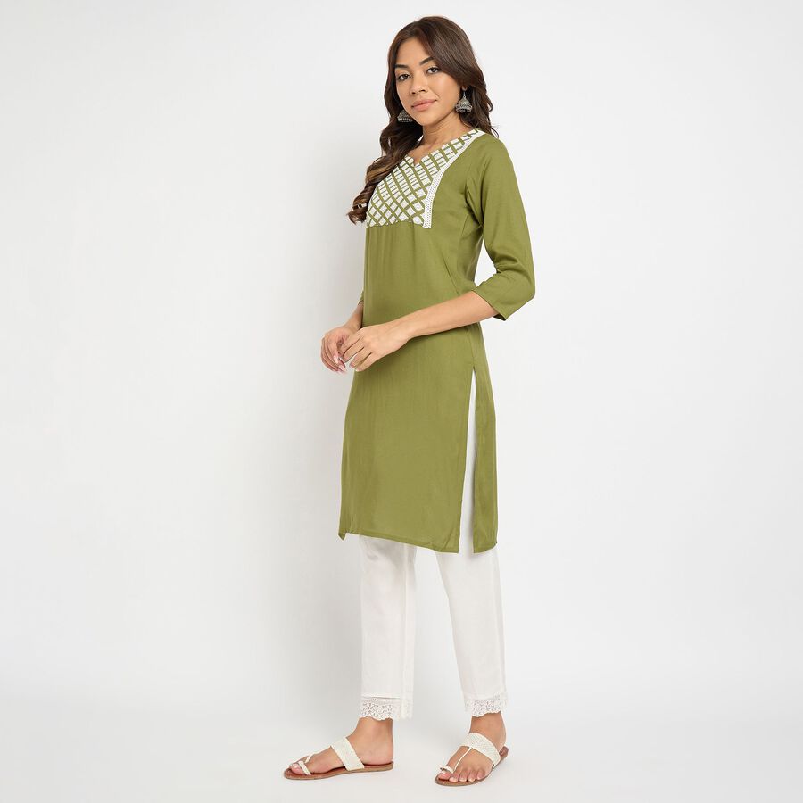 Ladies' Kurta, ओलिव, large image number null