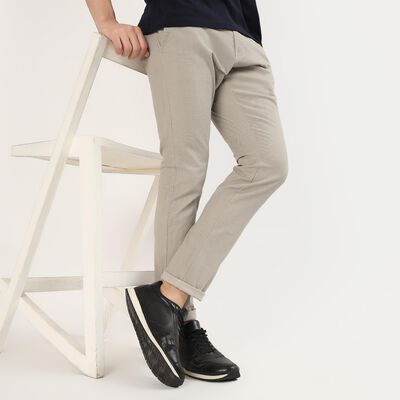 Men's Slim Fit Casual Trousers