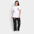 Ladies' 100% Cotton Round Neck T-Shirt, सफ़ेद, small