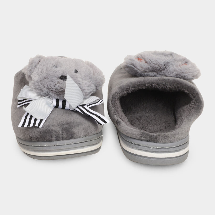 Ladies's Slippers, Grey, large image number null