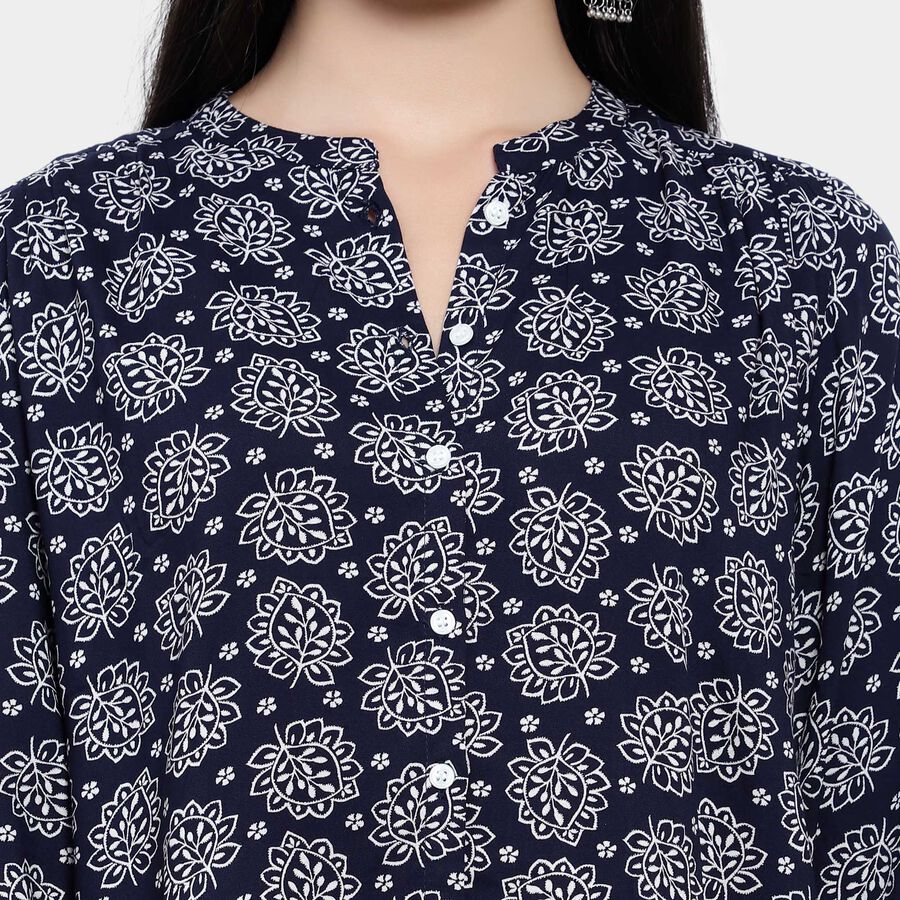 All Over Print Shirt, Navy Blue, large image number null