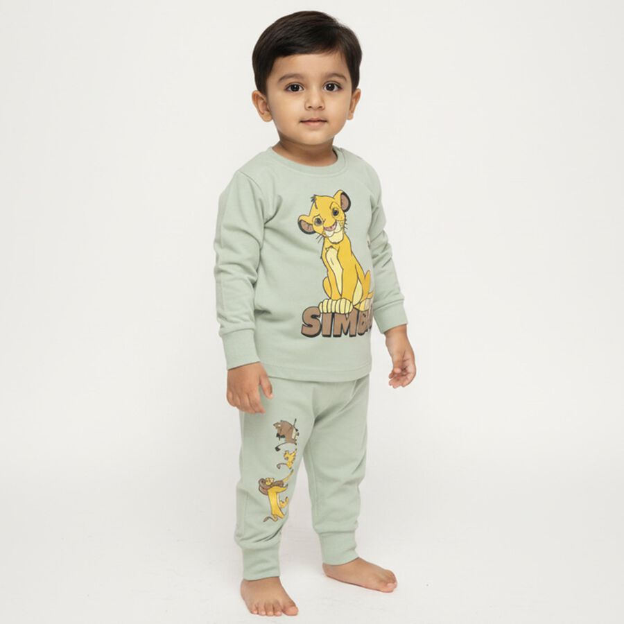 Infants' 100% Cotton Baba Suit, Light Green, large image number null
