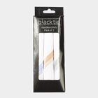 Men's White Striped Pack of 3 Handkerchief, White, small