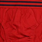 Boys' 100% Cotton Briefs, Red, small image number null