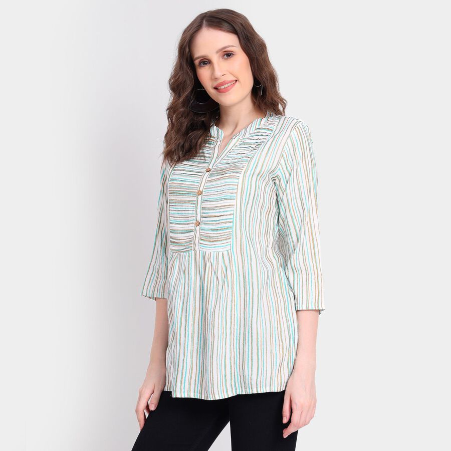 Ladies' Kurta, हल्का हरा, large image number null