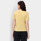 Ladies' Round Neck T-Shirt , खाकी, small