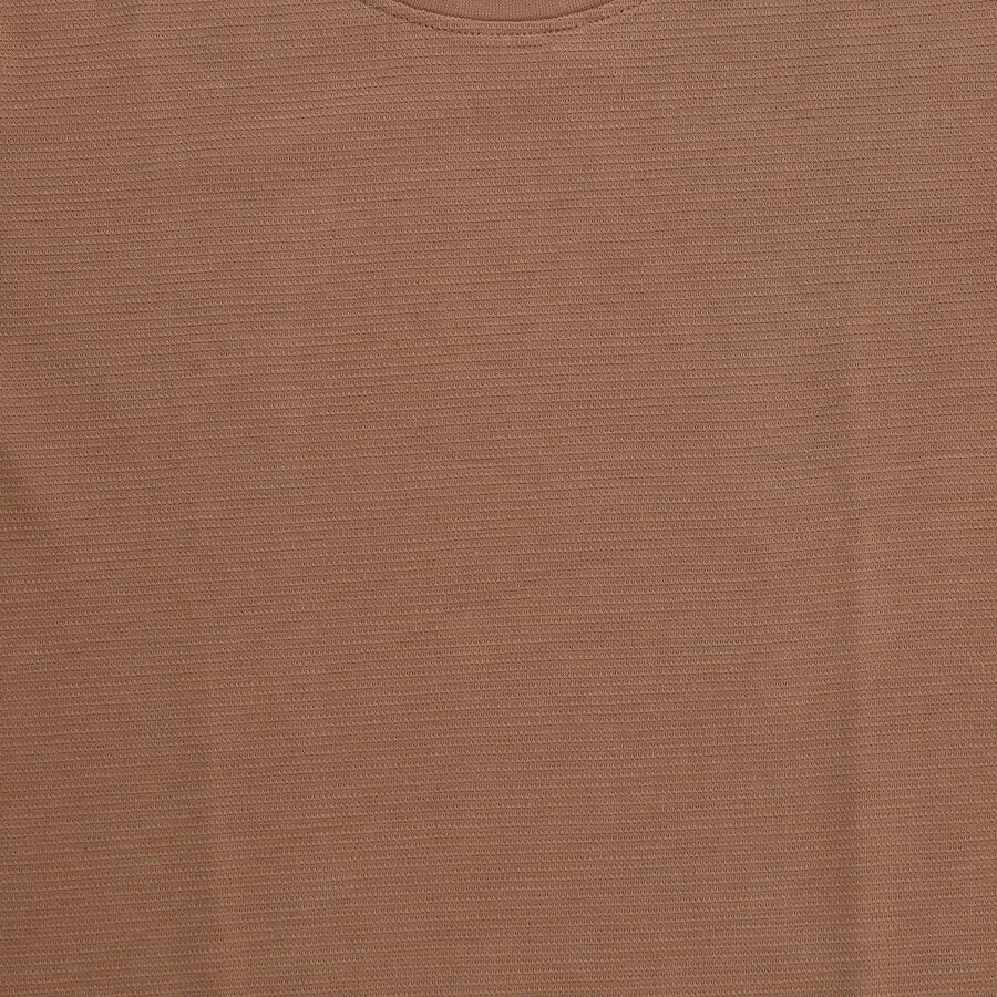 Boys' Half Sleeves T-Shirt, Brown, large image number null