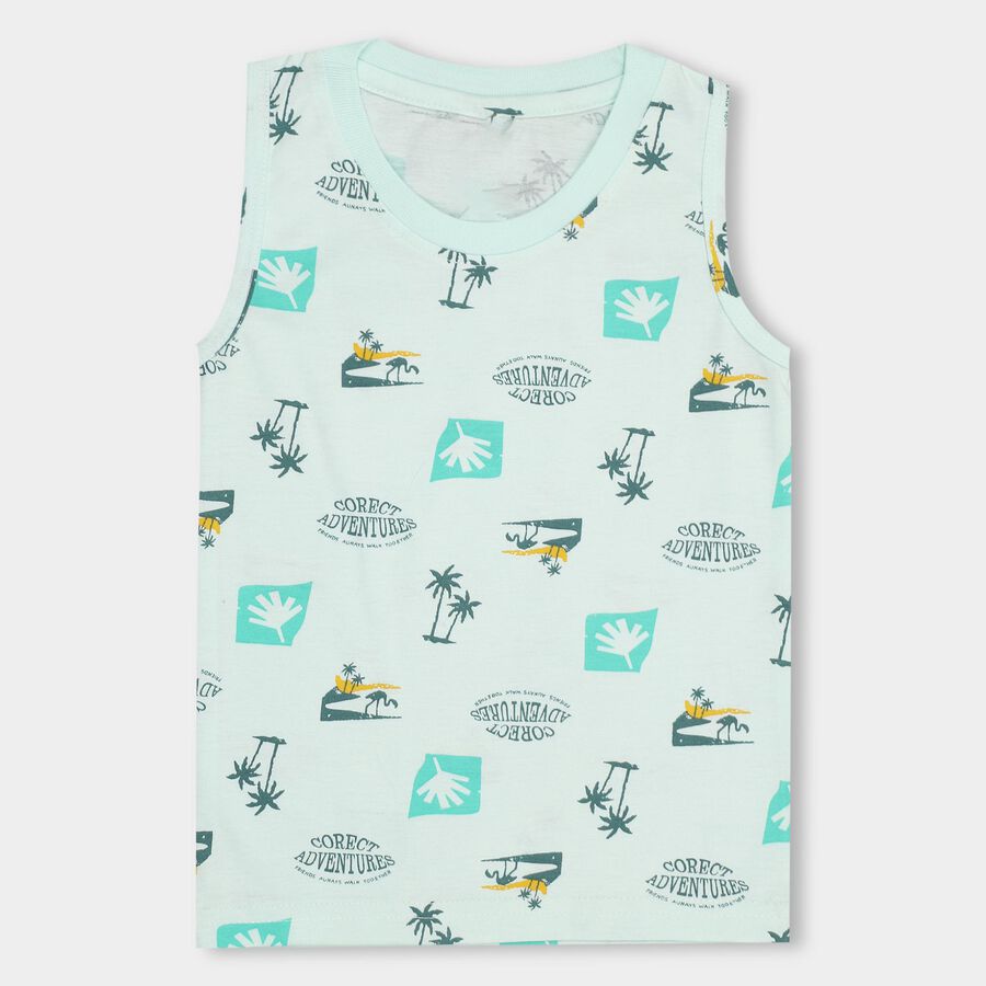 Boys' T-Shirt , Light Green, large