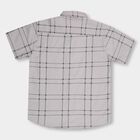 Boys' 100% Cotton Casual Shirt , Light Grey, small image number null