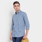 Checks Casual Shirt, Mid Blue, small image number null