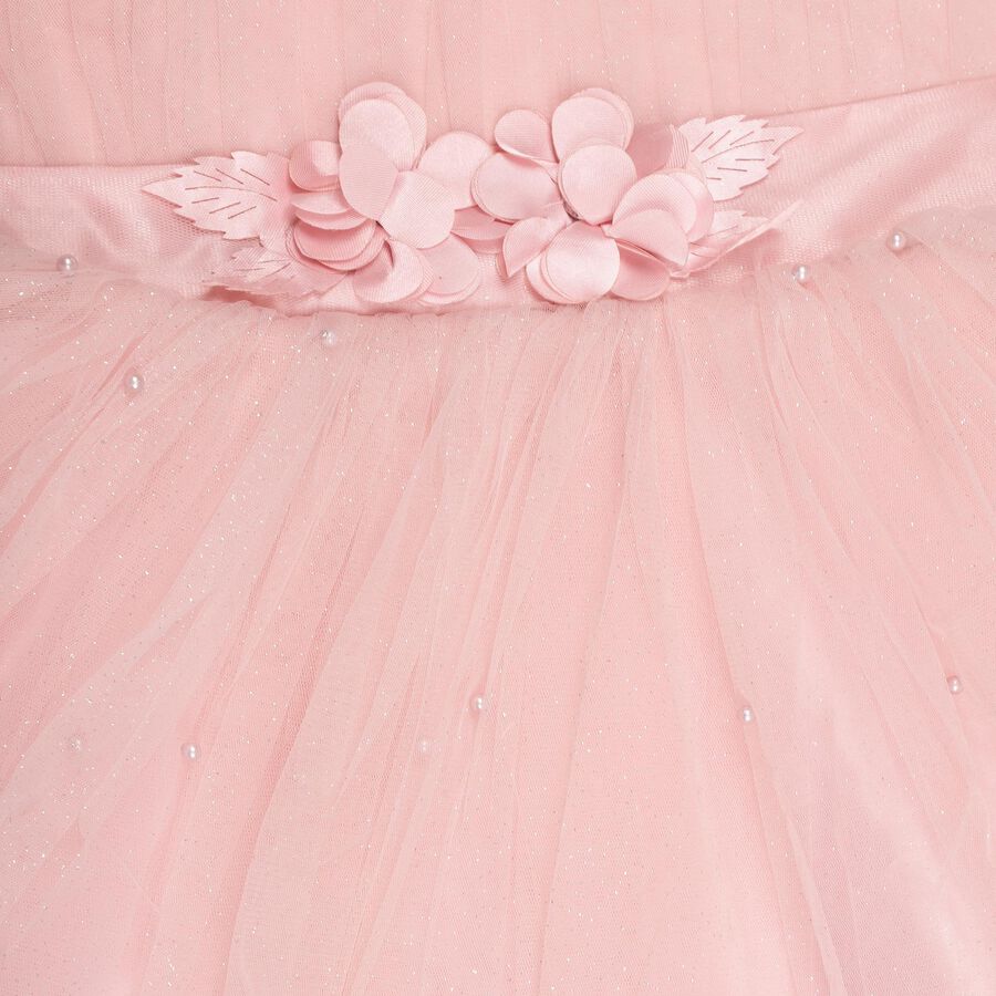 Girls' Frock, गुलाबी, large image number null