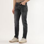 Men's Slim Fit Jeans, Light Grey, small