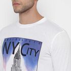 Single Jersey Full Sleeve T-Shirt, White, small image number null