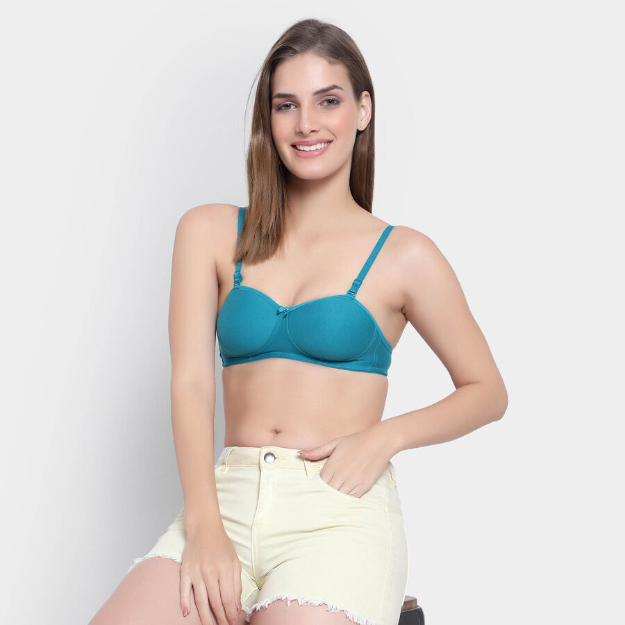 Solid Bra, गहरा हरा, large image number null