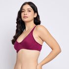 Ladies' Bra , Wine, small