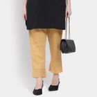 Ladies' 100% Cotton Palazzos , Beige, small image number null