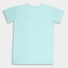 Boys Placement Print T-Shirt, एक्वा, small image number null