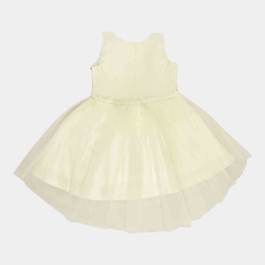 Girls Embellished Frock, Light Green, large image number null