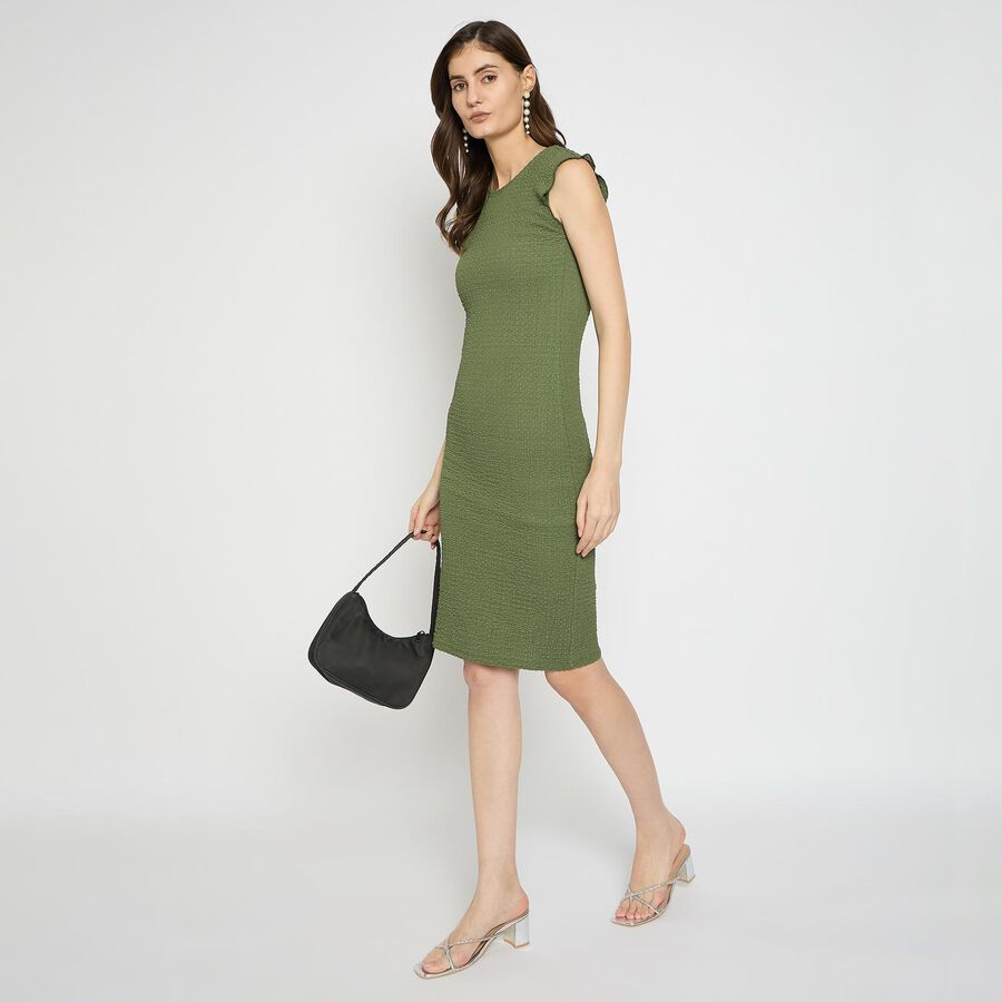 Ladies' Dress , Olive, large image number null