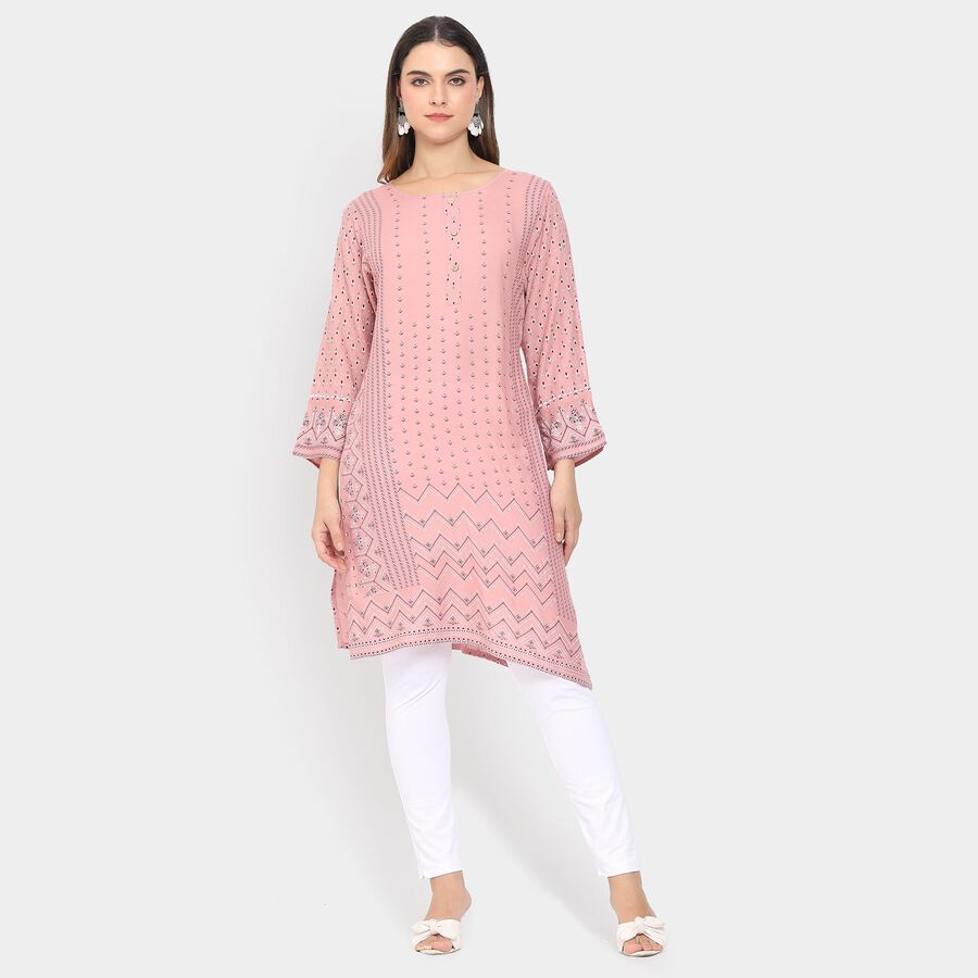 Ladies' Kurta , बैंगनी, large image number null