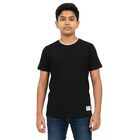 Boys' Half Sleeves T-Shirt, Black, small image number null
