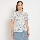 Ladies' Round Neck T-Shirt , White, small image number null