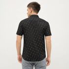 Men's Casual Shirt, काला, small image number null