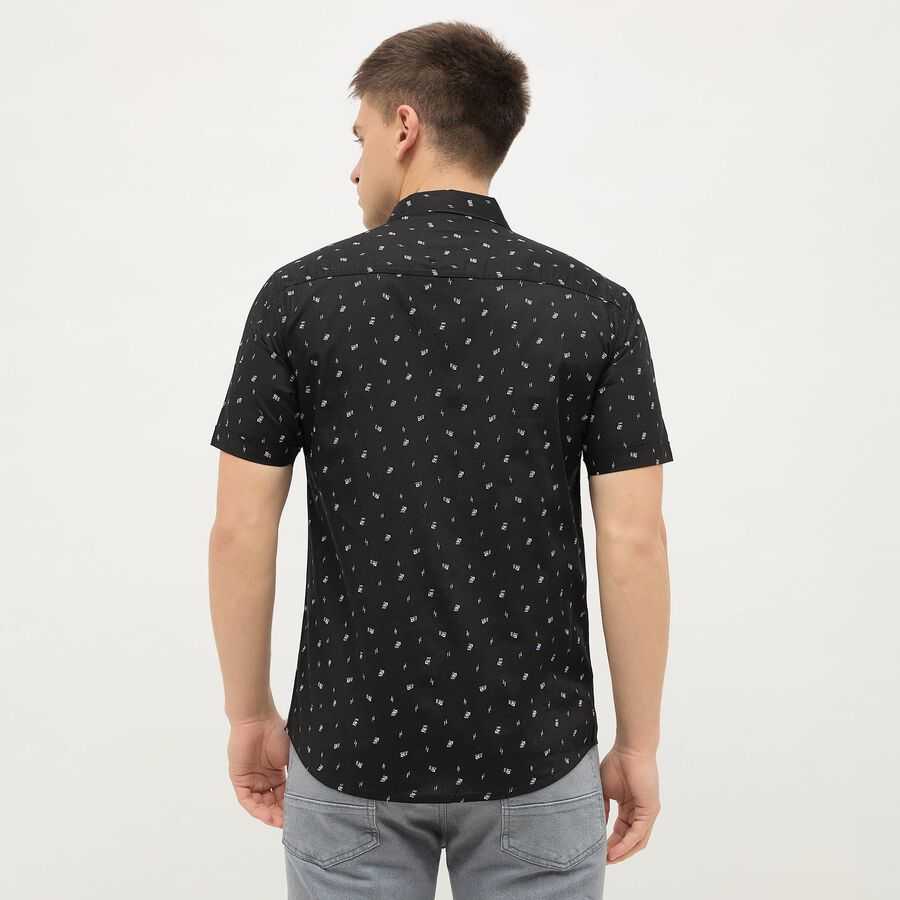 Men's Casual Shirt, काला, large image number null