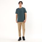 Men's Muted Sage Green Crew Neck Athleisure T-Shirt, Light Green, small