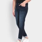Men's Slim Fit Jeans , गहरा नीला, small image number null