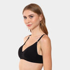 Solid Padded Bra, Black, small image number null