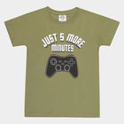 Boys Cotton T-Shirt, Olive, small image number null