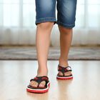 Boys' Slipper, लाल, small