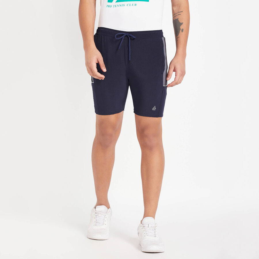 Cut & Sew Active Bermuda, Navy Blue, large image number null