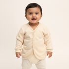 Infants Beige Full Sleeve Thermal, गहरा पीला, small image number null